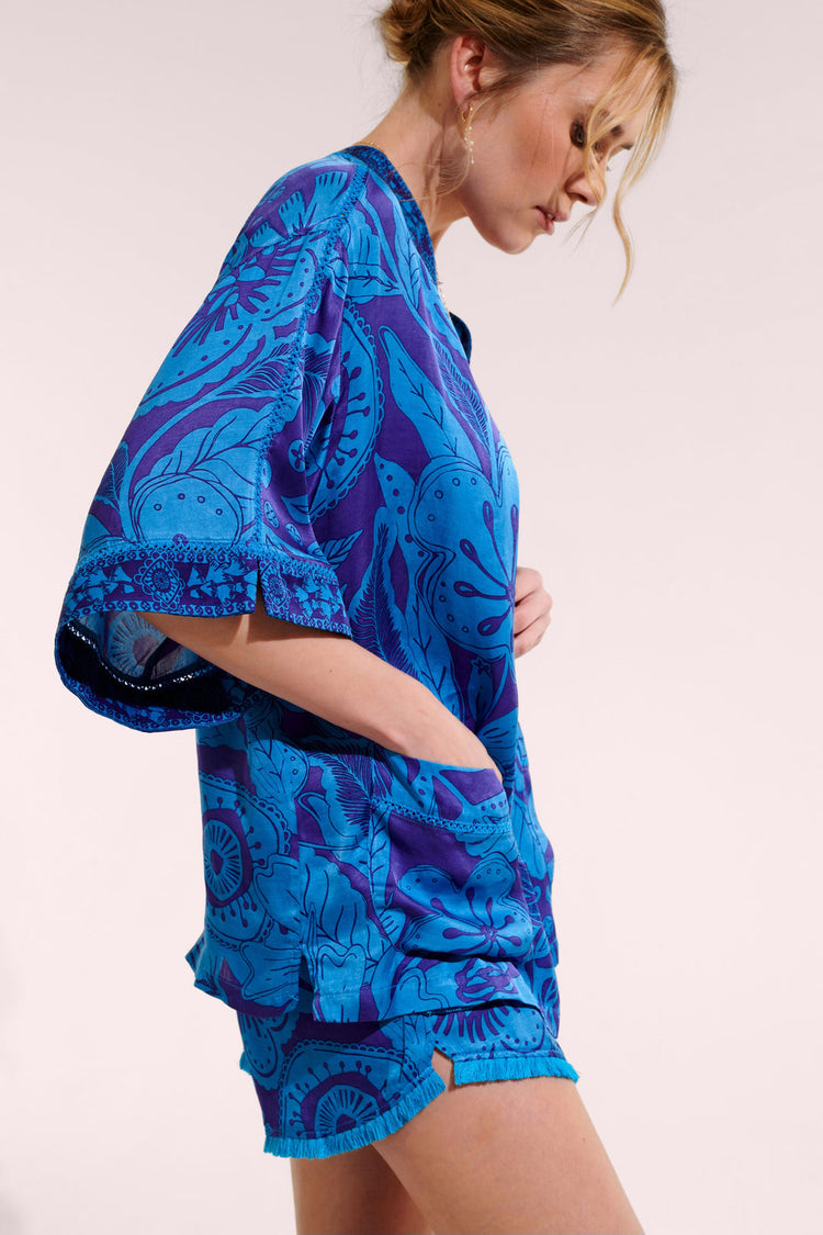 Ofelia Else tunic blue/black main image 0