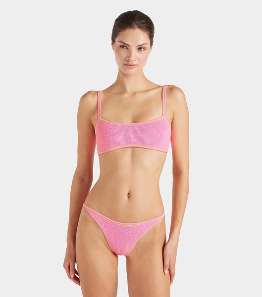 【関税込み】Hunza G レッド Tyler Tonal ビキニ Red Tyler Tonal Bikini by Hunza G on Sale